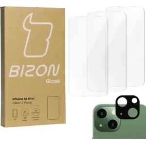 Hurtownia GSM - BIZON Clear 3x képernyő üveg + kamera üveg Apple iPhone 13 Mini - BIZ5616 - {ean13} - Hurt