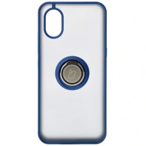 Hurtownia GSM - Bizon Case Hybrid Ring Samsung Galaxy Xcover7 füstös színben, tengerészkék kerettel - BIZ5052 - {ean13} - Hurt