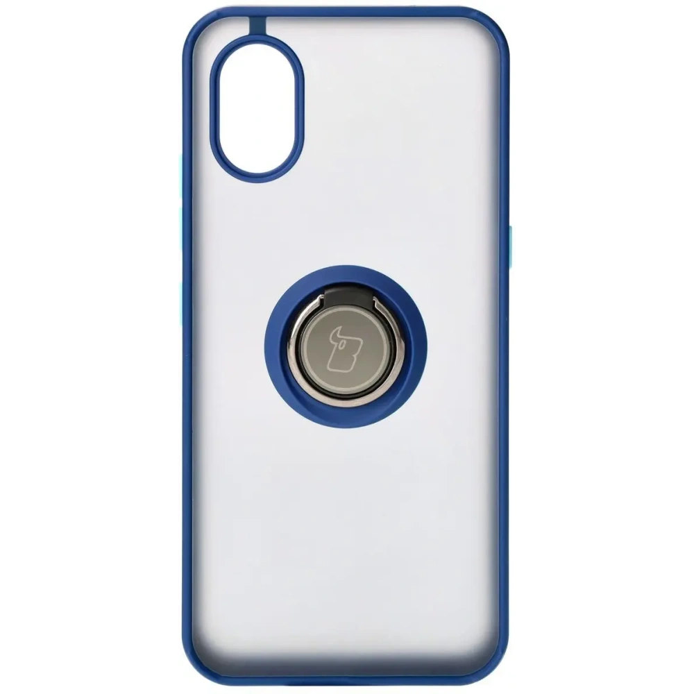 Hurtownia GSM - Bizon Case Hybrid Ring Samsung Galaxy Xcover7 rauchig mit einem navyblauen Rahmen - BIZ5052 - {ean13} - Hurt