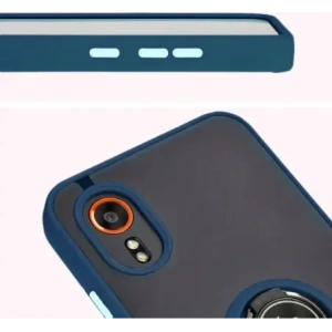 Hurtownia GSM - Bizon Case Hybrid Ring Samsung Galaxy Xcover7 füstös színben, tengerészkék kerettel - BIZ5052 - {ean13} - Hurt