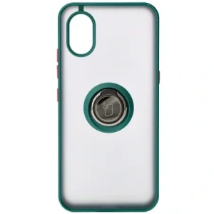 Hurtownia GSM - Bizon Case Hybrid Ring Samsung Galaxy Xcover7 rauchig mit einem dunkelgrünen Rahmen - BIZ5053 - {ean13} - Hurt