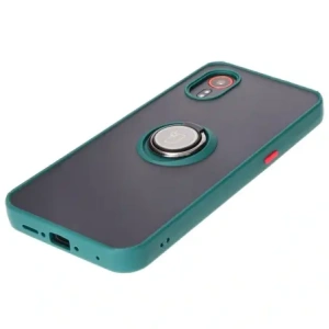Hurtownia GSM - Bizon Case Hybrid Ring Samsung Galaxy Xcover7 rauchig mit einem dunkelgrünen Rahmen - BIZ5053 - {ean13} - Hurt