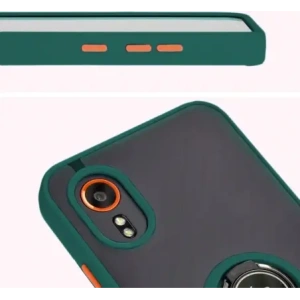 Hurtownia GSM - Bizon Case Hybrid Ring Samsung Galaxy Xcover7 füstös sötétzöld kerettel - BIZ5053 - {ean13} - Hurt