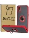 Bizon Case Hybrid Ring Samsung Galaxy Xcover7 füstös piros kerettel