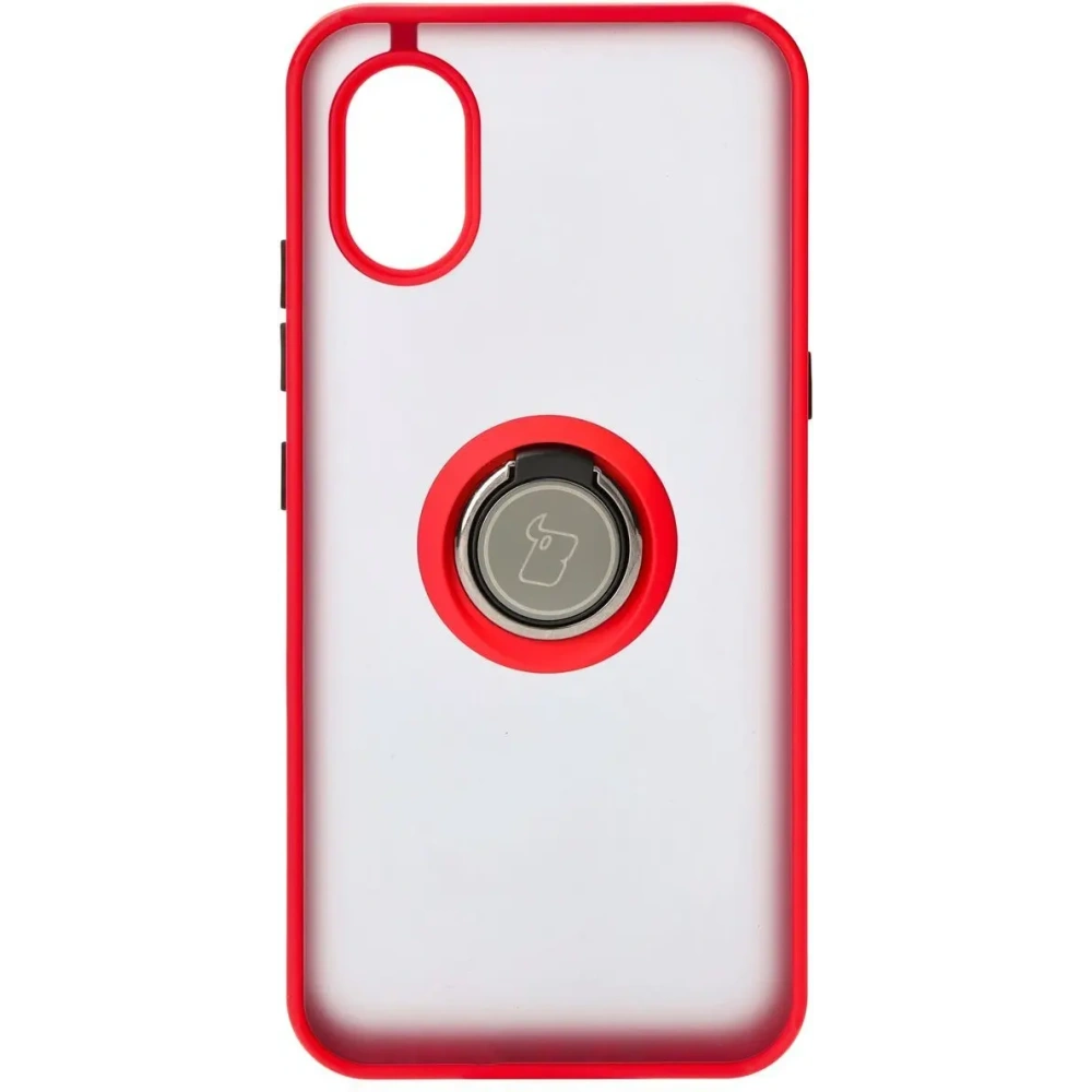 Hurtownia GSM - Bizon Case Hybrid Ring Samsung Galaxy Xcover7 fumurie cu un cadru roșu - BIZ5625 - {ean13} - Hurt