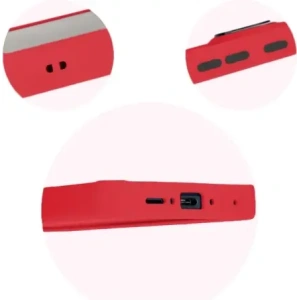 Hurtownia GSM - Etui z uchwytem na palec Bizon Case Hybrid Ring do Samsung Galaxy Xcover7 przydymione z czerwoną ramką - BIZ5625 - {ean13} - Hurt