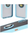 Hurtownia GSM - Etui s úchopem na prst Bizon Case Hybrid Ring pro Samsung Galaxy Xcover7 kouřové s jasně modrým rámečkem - BIZ5626 - {ean13} - Hurt