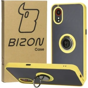 Hurtownia GSM - Bizon Case Hybrid Ring Samsung Galaxy Xcover7 rauchig mit einem gelben Rahmen - BIZ5627 - {ean13} - Hurt