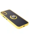 Hurtownia GSM - Etui s úchopem na prst Bizon Case Hybrid Ring do Samsung Galaxy Xcover7 kouřové se žlutým rámečkem - BIZ5627 - {ean13} - Hurt