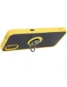Wholesale Bizon Case Hybrid Ring Samsung Galaxy Xcover7 smoky with a yellow frame - BIZ5627 - {ean13} - Hurt