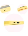 Hurtownia GSM - Etui z uchwytem na palec Bizon Case Hybrid Ring do Samsung Galaxy Xcover7 przydymione z żółtą ramką - BIZ5627 - {ean13} - Hurt