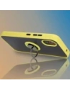 Hurtownia GSM - Etui z uchwytem na palec Bizon Case Hybrid Ring do Samsung Galaxy Xcover7 przydymione z żółtą ramką - BIZ5627 - {ean13} - Hurt
