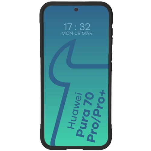 Pancerne etui Bizon Case Tur do Huawei Pura 70 Pro / Pro+ czarne