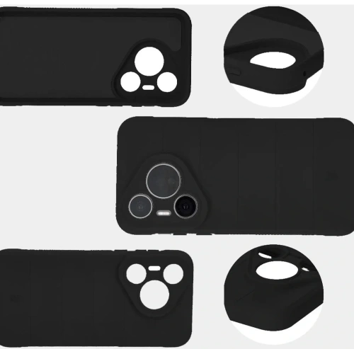 Pancerne etui Bizon Case Tur do Huawei Pura 70 Pro / Pro+ czarne