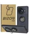 Hurtownia GSM - Bizon Case Hybrid Gyűrű Tecno Spark 20 Pro+ füstös színű, fekete kerettel - BIZ5632 - {ean13} - Hurt