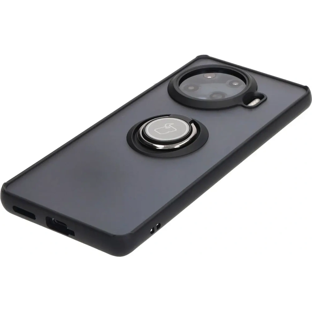 Hurtownia GSM - Bizon Case Hybrid Gyűrű Tecno Spark 20 Pro+ füstös színű, fekete kerettel - BIZ5632 - {ean13} - Hurt