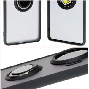 Hurtownia GSM - Pouzdro s prstovým držákem Bizon Case Hybrid Ring pro Tecno Spark 20 Pro+ kouřové s černým rámečkem. - BIZ5632 - {ean13} - Hurt