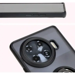 Hurtownia GSM - Bizon Case Hybrid Gyűrű Tecno Spark 20 Pro+ füstös színű, fekete kerettel - BIZ5632 - {ean13} - Hurt