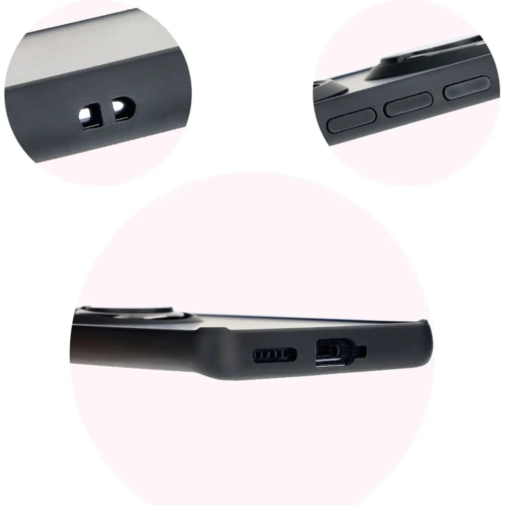 Wholesale Bizon Case Hybrid Ring Tecno Spark 20 Pro+ smoky with a black frame - BIZ5632 - {ean13} - Hurt