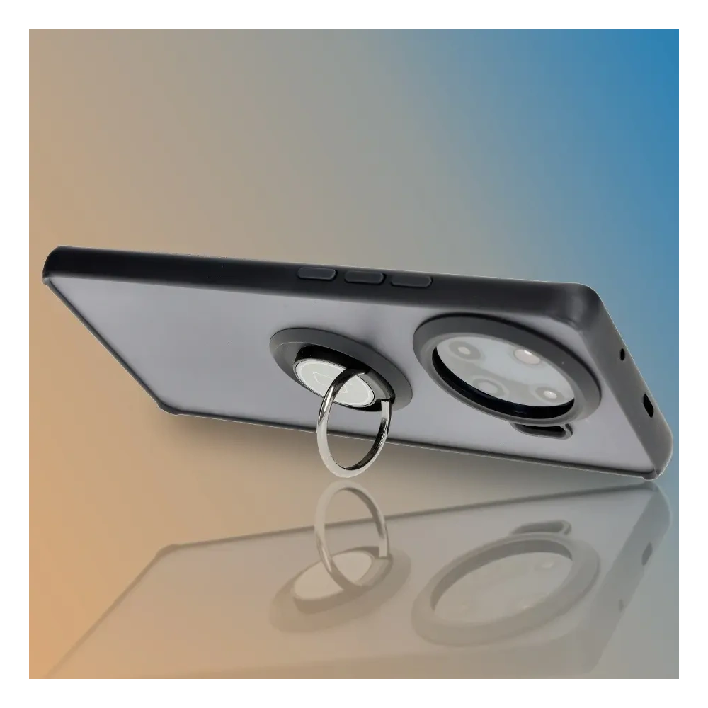 Wholesale Bizon Case Hybrid Ring Tecno Spark 20 Pro+ smoky with a black frame - BIZ5632 - {ean13} - Hurt