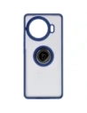 Hurtownia GSM - Bizon Case Hybrid Ring Tecno Spark 20 Pro+ fumuriu cu un cadru albastru marin - BIZ5633 - {ean13} - Hurt