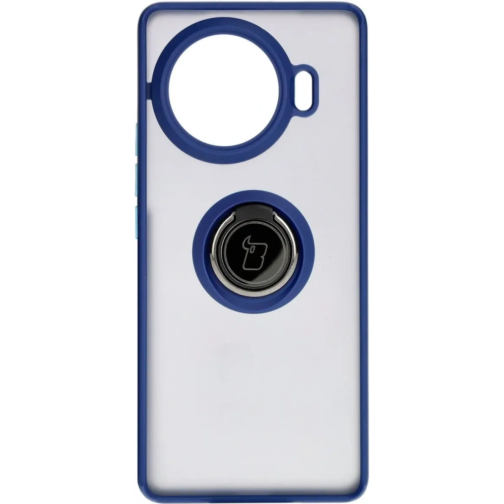 Hurtownia GSM - Bizon Case Hybrid Gyűrű Tecno Spark 20 Pro+ füstös színben, tengerészkék kerettel - BIZ5633 - {ean13} - Hurt