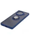 Hurtownia GSM - Bizon Case Hybrid Gyűrű Tecno Spark 20 Pro+ füstös színben, tengerészkék kerettel - BIZ5633 - {ean13} - Hurt