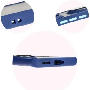 Hurtownia GSM - Bizon Case Hybrid Gyűrű Tecno Spark 20 Pro+ füstös színben, tengerészkék kerettel - BIZ5633 - {ean13} - Hurt