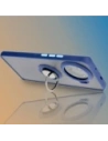 Wholesale Bizon Case Hybrid Ring Tecno Spark 20 Pro+ smoky with a navy blue frame - BIZ5633 - {ean13} - Hurt