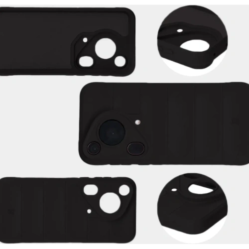 Pancerne etui Bizon Case Tur do Huawei Pura 70 Ultra czarne