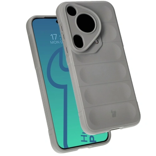 Pancerne etui Bizon Case Tur do Huawei Pura 70 Ultra jasnoszare