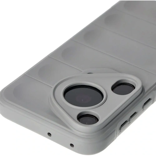 Pancerne etui Bizon Case Tur do Huawei Pura 70 Ultra jasnoszare