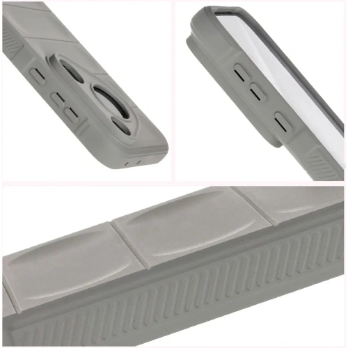 Pancerne etui Bizon Case Tur do Huawei Pura 70 Ultra jasnoszare