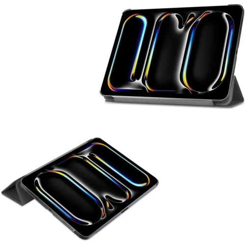 Etui Bizon Case Tab Croc do iPad Pro 11" 5 gen. 2024 czarne