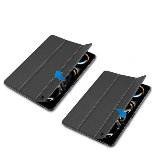 Etui Bizon Case Tab Croc do iPad Pro 11" 5 gen. 2024 czarne