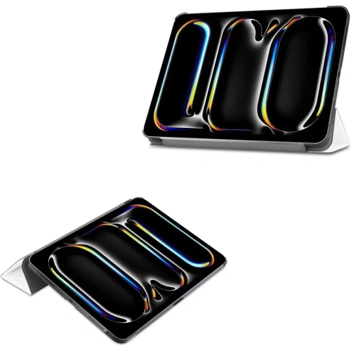 Etui Bizon Case Tab Croc do iPad Pro 11" 5 gen. 2024 białe