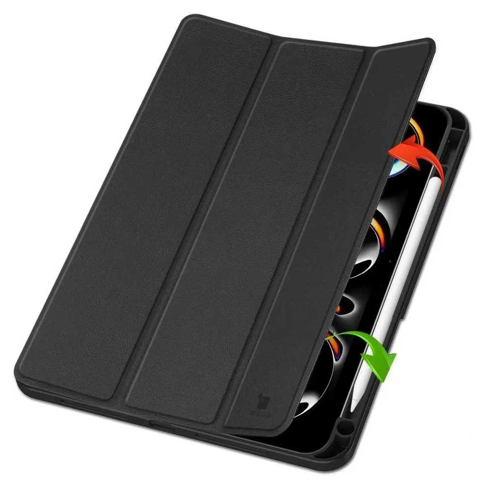 Hurtownia GSM - Bizon Case Tab Lizard Apple iPad Pro 11" 5. generáció 2024 fekete - BIZ5082 - {ean13} - Hurt
