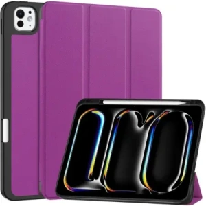 Hurtownia GSM - Bizon Case Tab Lizard Apple iPad Pro 11" 5 gen. 2024 mov închis - BIZ5083 - {ean13} - Hurt