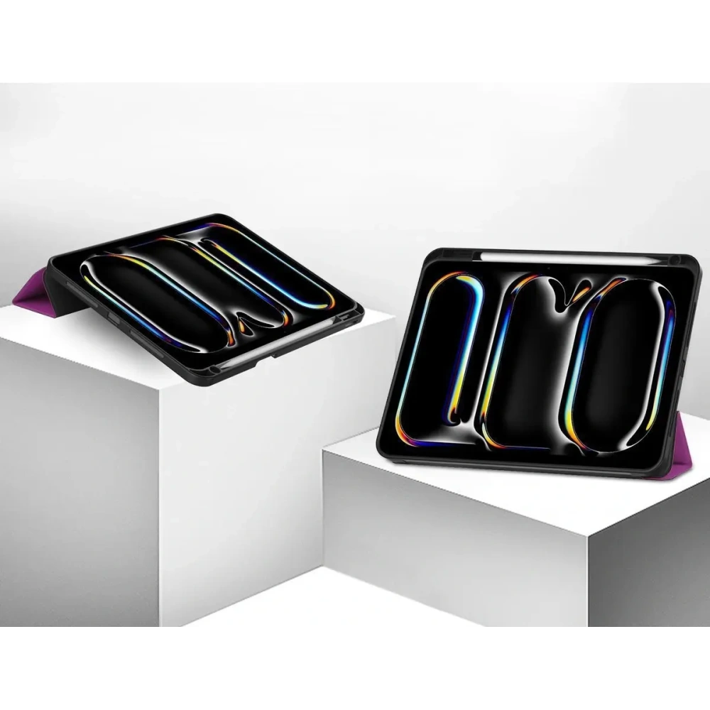 Hurtownia GSM - Bizon Case Tab Lizard Apple iPad Pro 11" 5. generáció 2024 sötét lila - BIZ5083 - {ean13} - Hurt
