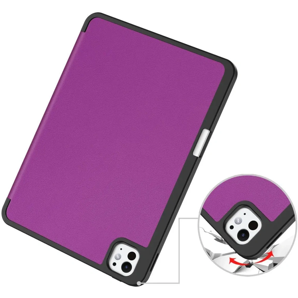 Hurtownia GSM - Bizon Case Tab Lizard Apple iPad Pro 11" 5. generáció 2024 sötét lila - BIZ5083 - {ean13} - Hurt