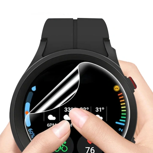 Folia hydrożelowa na ekran Bizon Glass Watch Hydrogel do Samsung Galaxy Watch 5 Pro 45 mm [2 PACK]