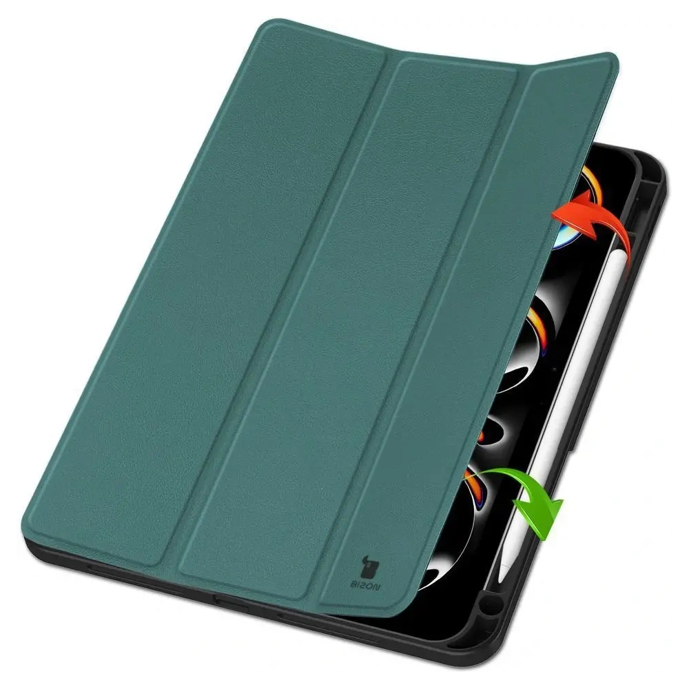 Hurtownia GSM - Bizon Case Tab Lizard Apple iPad Pro 11" 5. generáció 2024 sötét zöld - BIZ5657 - {ean13} - Hurt