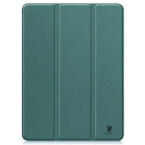 Etui Bizon Case Tab Lizard do iPad Pro 11" 5 gen. 2024 ciemnozielone