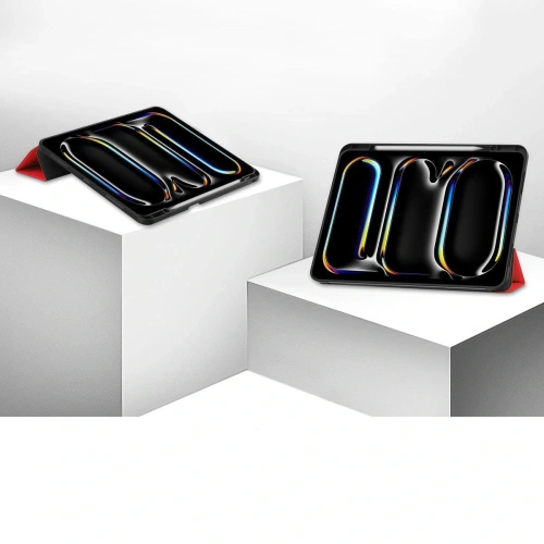 Etui Bizon Case Tab Lizard do iPad Pro 13" 7 gen. 2024 czerwone