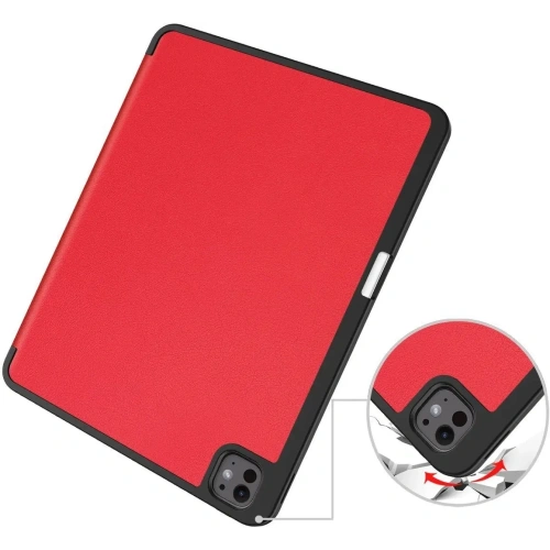 Etui Bizon Case Tab Lizard do iPad Pro 13" 7 gen. 2024 czerwone