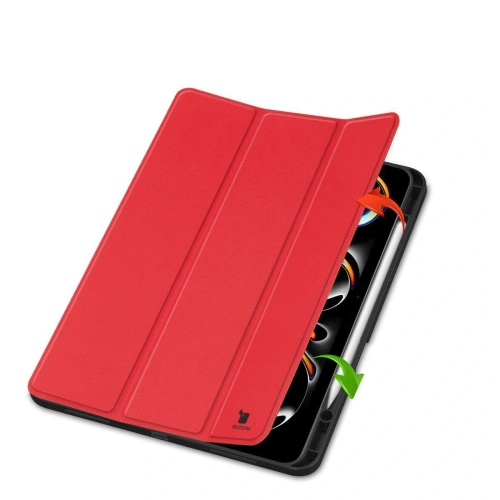 Etui Bizon Case Tab Lizard do iPad Pro 13" 7 gen. 2024 czerwone