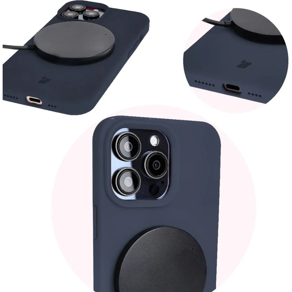 Hurtownia GSM - Bizon Soft Case Apple iPhone 14 Pro Max sötétkék - BIZ5663 - {ean13} - Hurt
