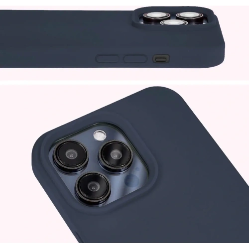 Etui silikonowe Bizon Soft Case do Apple iPhone 14 Pro Max ciemnoniebieskie