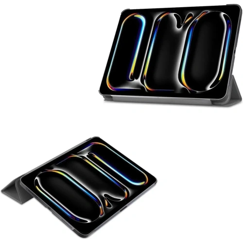 Etui Bizon Case Tab Croc do iPad Pro 13" 7 gen. 2024 szare