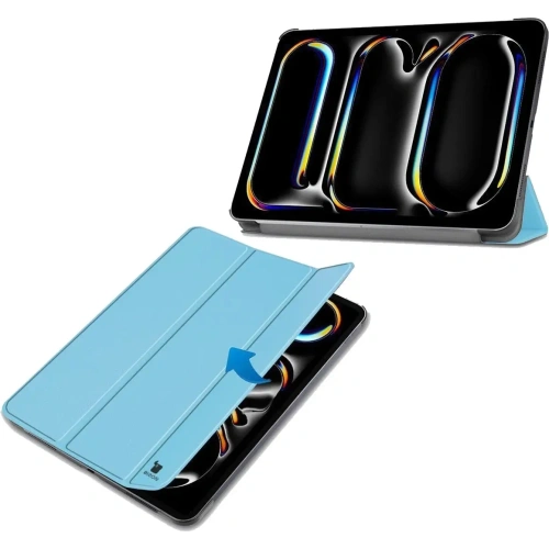 Etui Bizon Case Tab Croc do iPad Pro 11" 5 gen. 2024 błęktine